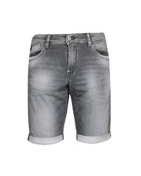 graue Jeansshorts von Le Temps des Cerises