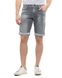 graue Jeansshorts von Le Temps des Cerises