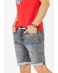 graue Jeansshorts von Sublevel