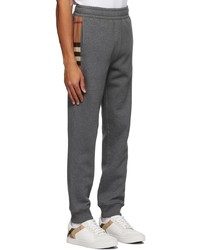 graue Jogginghose von Burberry