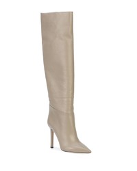 graue kniehohe Stiefel aus Leder von Tamara Mellon