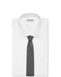 graue Krawatte mit geometrischem Muster von Turnbull & Asser