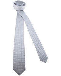 graue Krawatte mit Karomuster von Dolce & Gabbana