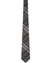graue Krawatte mit Schottenmuster von Burberry