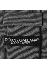 graue Krawatte von Dolce & Gabbana