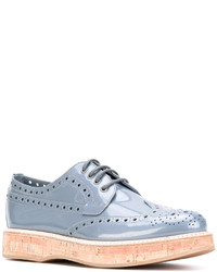 graue Leder Brogues von Church's