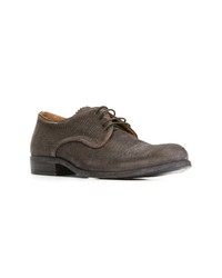 graue Leder Derby Schuhe von Fiorentini+Baker