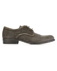 graue Leder Derby Schuhe von Fiorentini+Baker