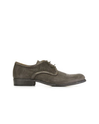graue Leder Derby Schuhe von Fiorentini+Baker