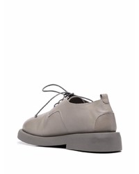 graue Leder Derby Schuhe von Marsèll