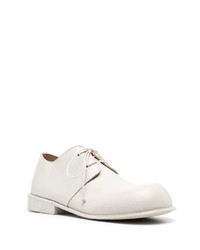 graue Leder Derby Schuhe von Marsèll