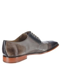 graue Leder Derby Schuhe von Melvin&Hamilton