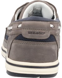 graue Leder Derby Schuhe von Sebago