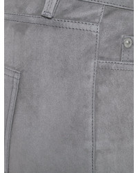 graue enge Jeans aus Leder von Closed