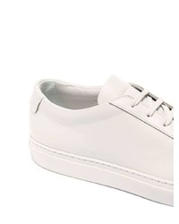 graue Leder niedrige Sneakers von Common Projects