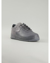 graue Leder niedrige Sneakers von Nike