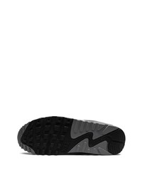 graue Leder niedrige Sneakers von Nike