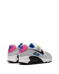 graue Leder niedrige Sneakers von Nike