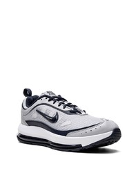 graue Leder niedrige Sneakers von Nike