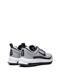 graue Leder niedrige Sneakers von Nike