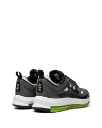 graue Leder niedrige Sneakers von Nike