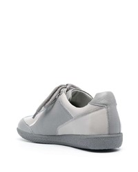 graue Leder niedrige Sneakers von A-Cold-Wall*