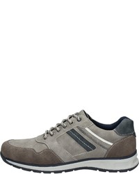 graue Leder niedrige Sneakers von Bama