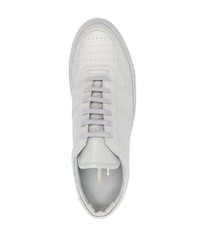 graue Leder niedrige Sneakers von Common Projects