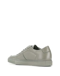 graue Leder niedrige Sneakers von Common Projects