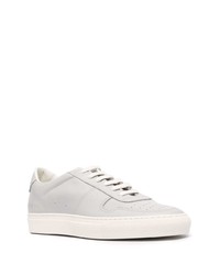 graue Leder niedrige Sneakers von Common Projects