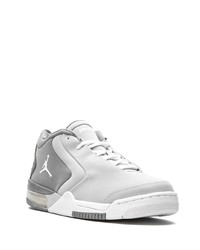 graue Leder niedrige Sneakers von Jordan