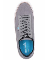 graue Leder niedrige Sneakers von Boxfresh