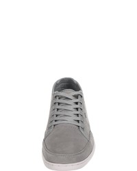 graue Leder niedrige Sneakers von Boxfresh