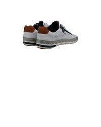 graue Leder niedrige Sneakers von Bugatti