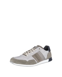 graue Leder niedrige Sneakers von Bullboxer