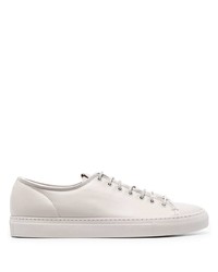 graue Leder niedrige Sneakers von Buttero