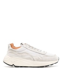 graue Leder niedrige Sneakers von Buttero