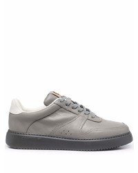 graue Leder niedrige Sneakers von Camper