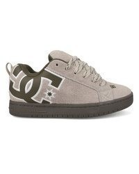 graue Leder niedrige Sneakers von DC Shoes