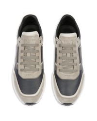 graue Leder niedrige Sneakers von Bally