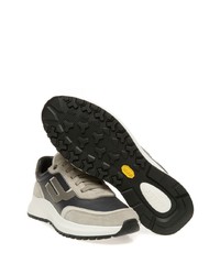 graue Leder niedrige Sneakers von Bally