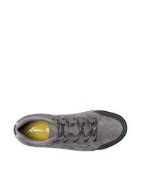 graue Leder niedrige Sneakers von Eddie Bauer