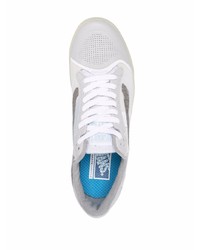 graue Leder niedrige Sneakers von Vans