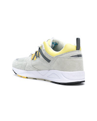 graue Leder niedrige Sneakers von Karhu