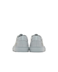 graue Leder niedrige Sneakers von Common Projects