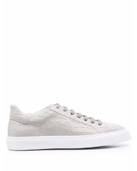 graue Leder niedrige Sneakers von Hide&Jack