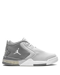graue Leder niedrige Sneakers von Jordan