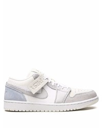 graue Leder niedrige Sneakers von Jordan