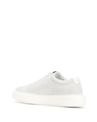 graue Leder niedrige Sneakers von Low Brand