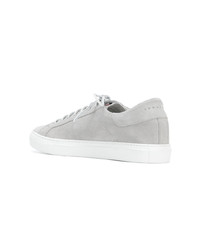 graue Leder niedrige Sneakers von Low Brand